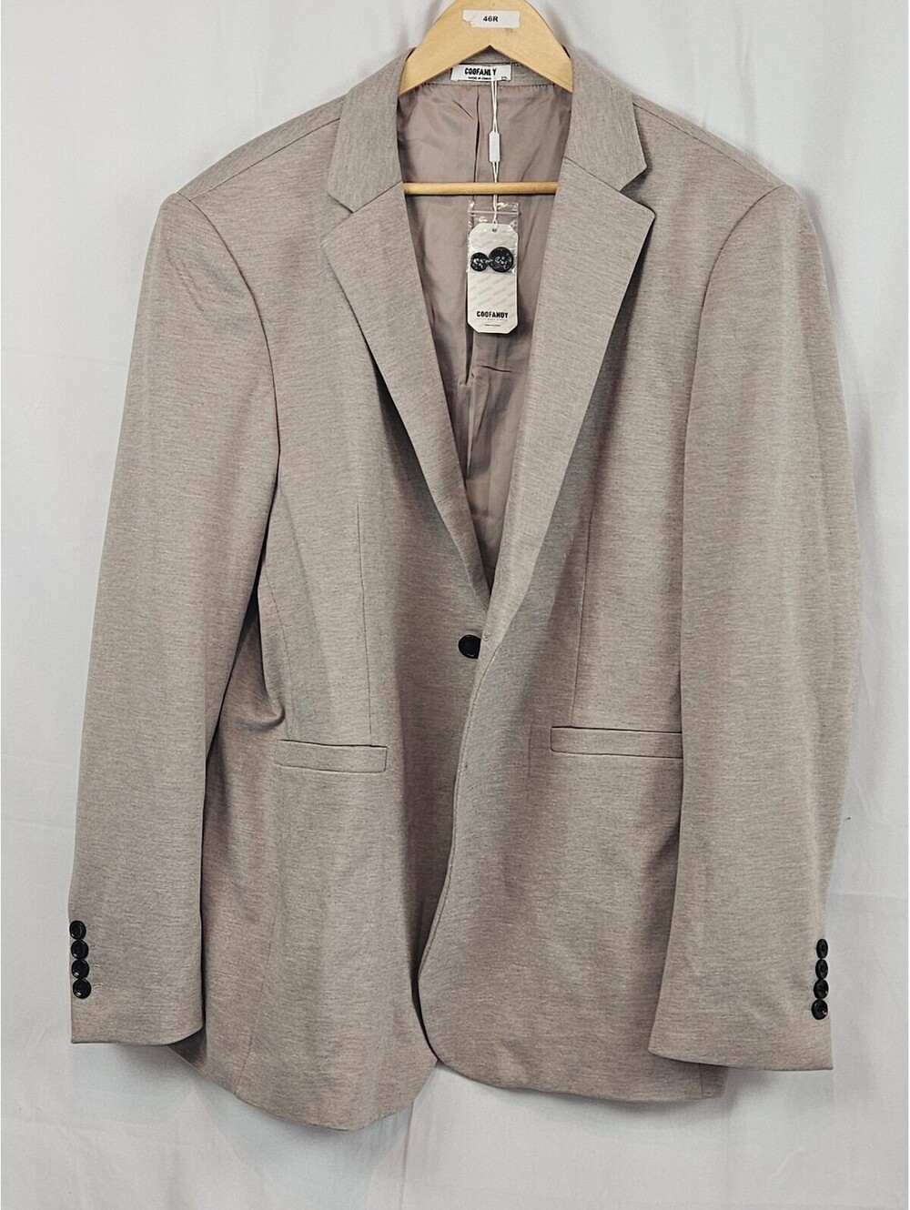 Coofandy Men's Beige Blazer XXL NWT